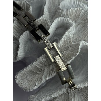 Beautiful Vintage 925 Sterling Silver Bracelet Length 7