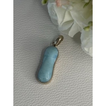 925 Sterling Silver Turquoise Pendant Length 1.50 Inch