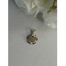 925 Sterling Silver Flower Pendant Length 0.60 Inch
