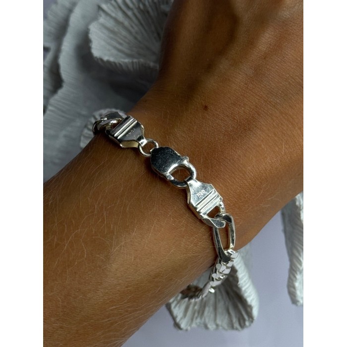 Mens 925 Sterling Silver Bracelet Length 8 & 9