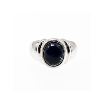 925 Sterling Silver Sodalite Ring Size 7