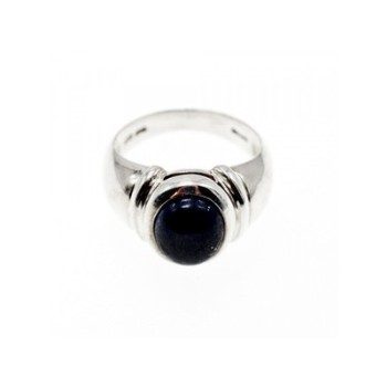 925 Sterling Silver Sodalite Ring Size 7