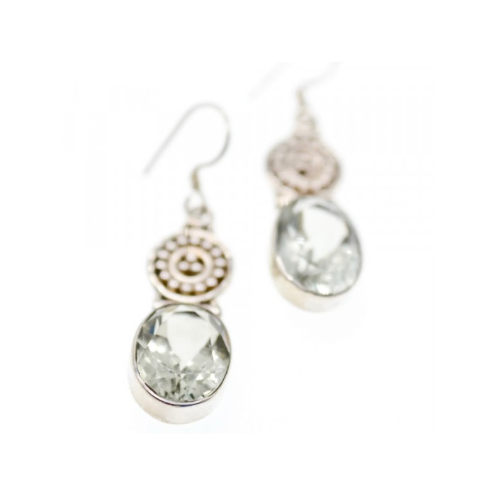 925 Sterling Silver Demantoid Earrings