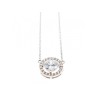 925 Sterling Silver CZ Pendant Necklace