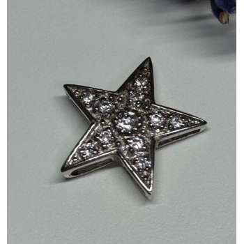 925 Sterling Silver CZ Star Pendant