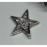 925 Sterling Silver CZ Star Pendant