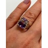 10K YELLOW GOLD AMETRINE  RING  SIZE 5.5