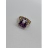 10K YELLOW GOLD AMETRINE  RING  SIZE 5.5