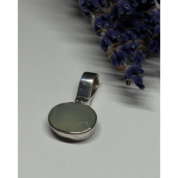 925 Sterling Silver Nephrite Pendant