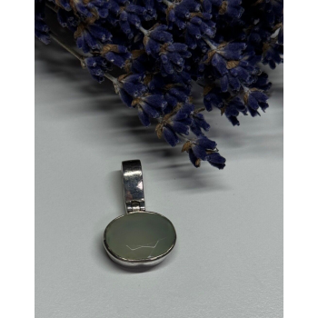 925 Sterling Silver Nephrite Pendant