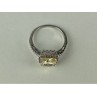 925 Sterling Silver CZ Ring Size 7