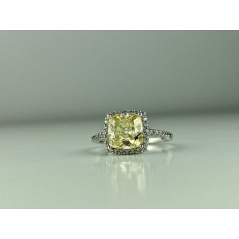 925 Sterling Silver CZ Ring Size 7