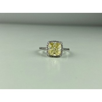 925 Sterling Silver CZ Ring Size 7