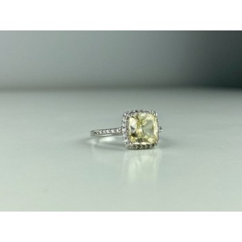 925 Sterling Silver CZ Ring Size 7