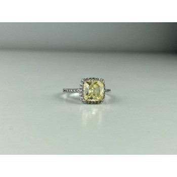 925 Sterling Silver CZ Ring Size 7