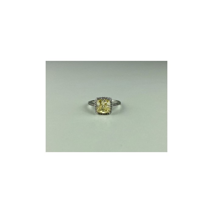 925 Sterling Silver CZ Ring Size 7