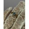 10K YELLOW GOLD BLUE TOPAZ RING SIZE 6.8