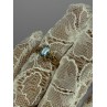 10K YELLOW GOLD BLUE TOPAZ RING SIZE 6.8