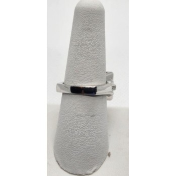 925 Sterling Silver CZ Ring Size 8