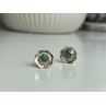 925 Sterling Silver Malachite Stud Earrings