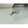 925 Sterling Silver Malachite Stud Earrings