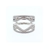 925 Sterling Silver CZ Ring Size 6.5