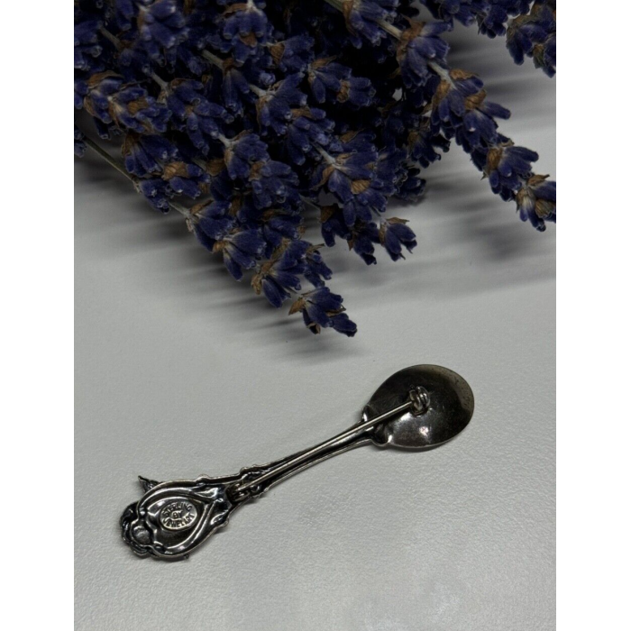 Jewelart 925 Sterling Silver Spoon Brooch