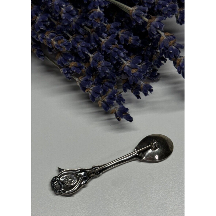Jewelart 925 Sterling Silver Spoon Brooch
