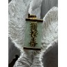 925 Sterling Silver Gold Plated Jadeite Pendant Length 1.5 Inch