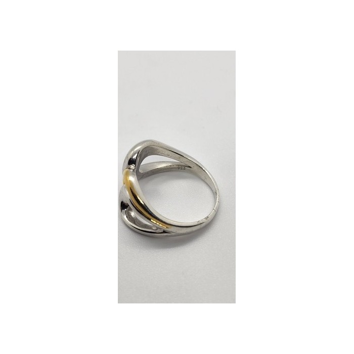 Silver Ring 925 Vintage Elle Accent Red Ruby Inside The Band Size 9