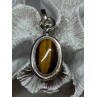 925 STERLING SILVER AMBER PENDANT LENGTH 2.5 Inch