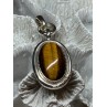 925 STERLING SILVER AMBER PENDANT LENGTH 2.5 Inch