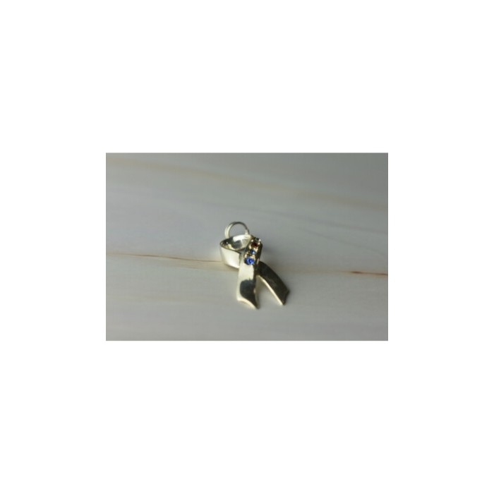 925 Sterling Silver Multicolor CZ Pendant