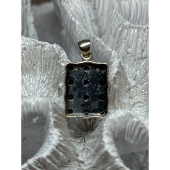 925 Sterling Silver Multicolor Spinel Pendant Length 1.3 Inch