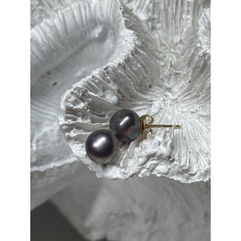 14K YELLOW GOLD PEARL EARRINGS