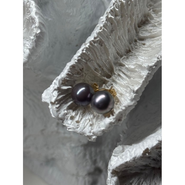 14K YELLOW GOLD PEARL EARRINGS