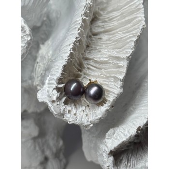 14K YELLOW GOLD PEARL EARRINGS