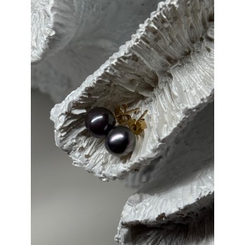 14K YELLOW GOLD PEARL EARRINGS