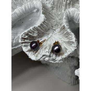 14K YELLOW GOLD PEARL EARRINGS