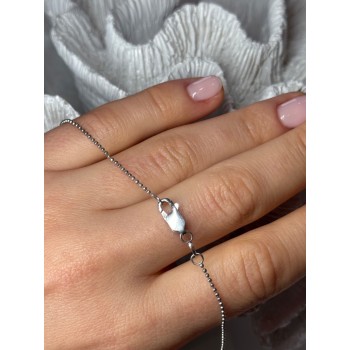 925 STERLING SILVER PEARLS NECKLACE LENGTH 18 INCH ELEGANT