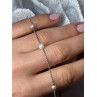 925 STERLING SILVER PEARLS NECKLACE LENGTH 18 INCH ELEGANT