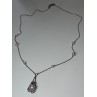 925 STERLING SILVER PEARLS NECKLACE LENGTH 18 INCH ELEGANT