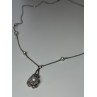925 STERLING SILVER PEARLS NECKLACE LENGTH 18 INCH ELEGANT