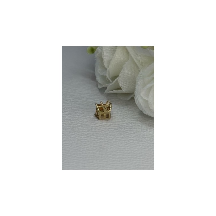 10K YELLOW GOLD CITRINE PENDANT LENGTH 0.40 INCH