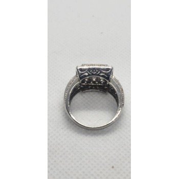 925 Sterling Silver CZ Ring Size 7.5