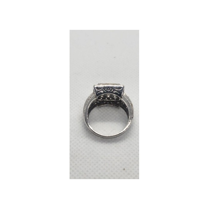 925 Sterling Silver CZ Ring Size 7.5