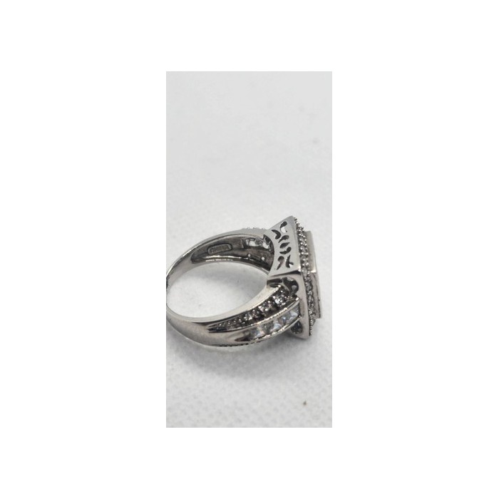 925 Sterling Silver CZ Ring Size 7.5