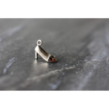 925 Sterling Silver Garnet & Heliodor 