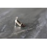 925 Sterling Silver Garnet & Heliodor 