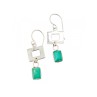 925 Sterling Silver Malachite Earrings